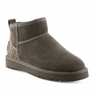 NEW SPRING STEP SHOES women's brandai ankle boot in grey multi suede
